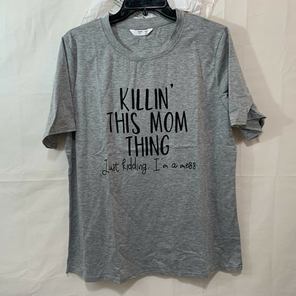 Women NIB Killin' This Mom/Kid Thing Matching T-Shirts Mom&Me Size XL & 3-4Y - Picture 2 of 6